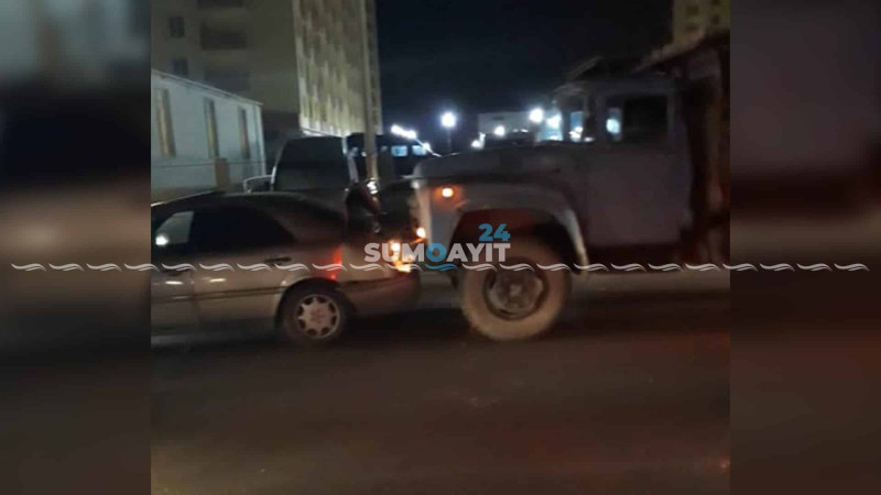 Saray qəsəbəsində yol-nəqliyyat hadisəsi baş verib