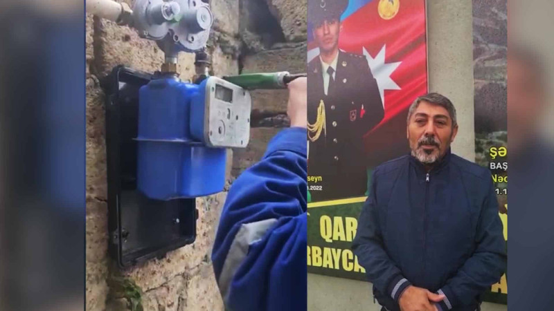 Şəhid atasının müraciəti “Azəriqaz” İB tərəfindən həll edilib