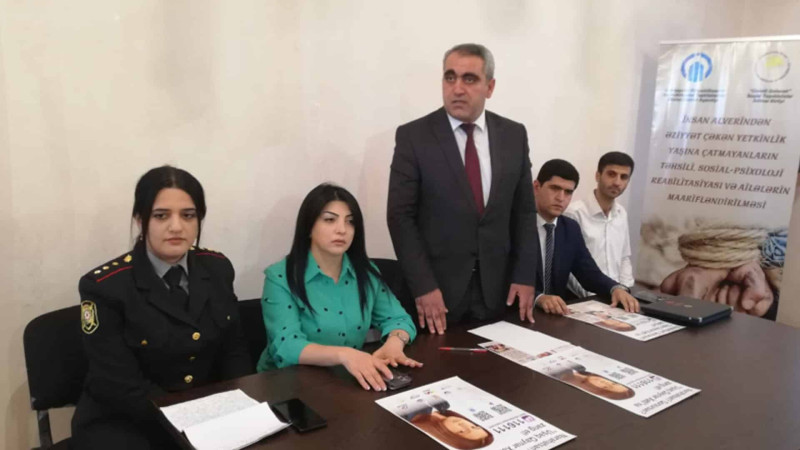 Şagirdlərə insan alveri mövzusunda tədbir təşkil olunub