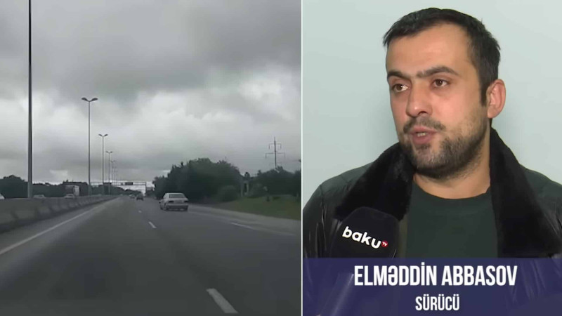 Ard-arda maşınları vuran sürücü: “Şəkər xəstəsiyəm, ağlım başımda olmayıb”