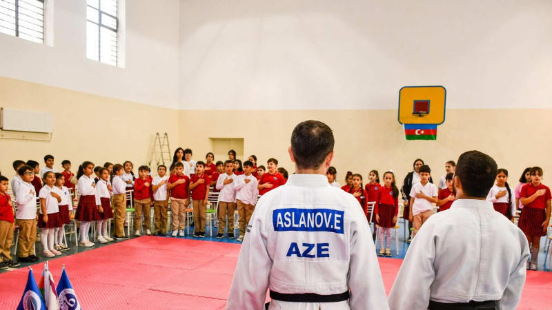 Cüdo üzrə Avropa çempionu seminarda iştirak edib