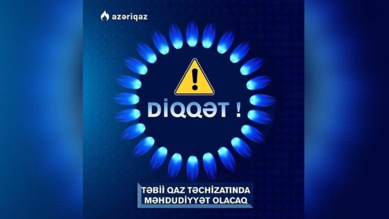 Şəhərin bir hissəsi qazsız qalıb