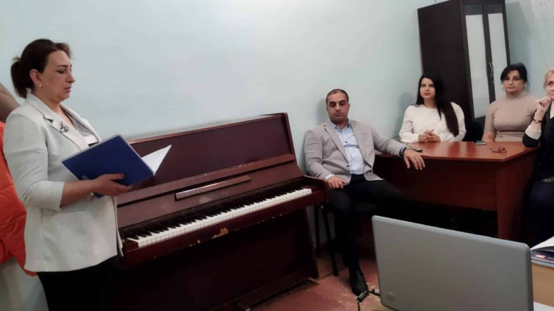 Uşaq Musiqi Məktəbində açıq dərs təşkil olunub