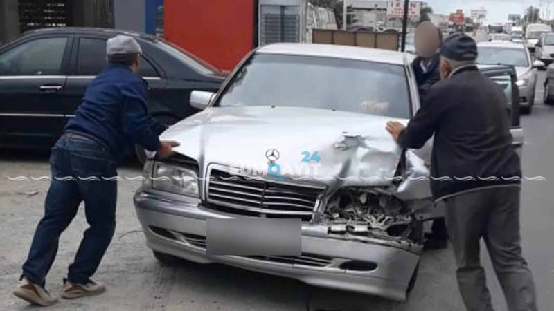 “Saray-H MTK”nın önündə daha bir qəza qeydə alınıb