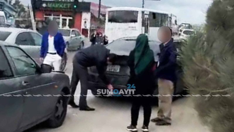 “Saray körpüsü”nün yaxınlığında iki avtomobil toqquşub