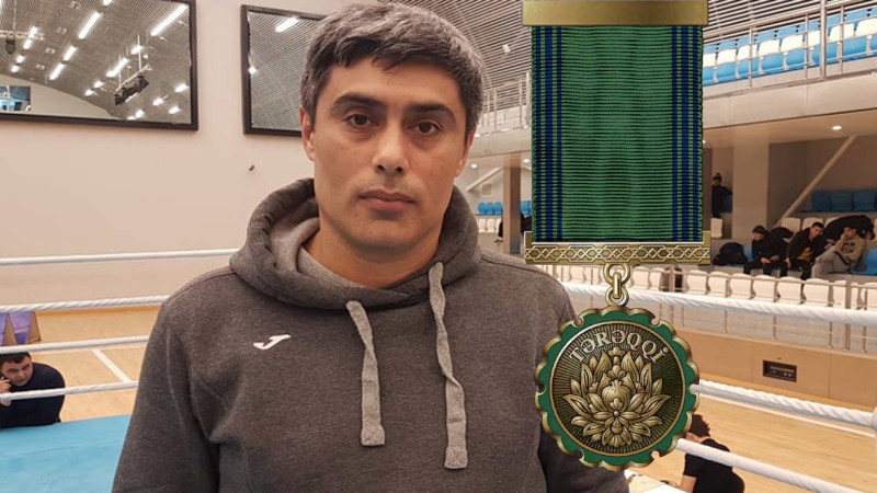 Boks üzrə məşqçi-müəllim “Tərəqqi medalı“na layiq görülüb