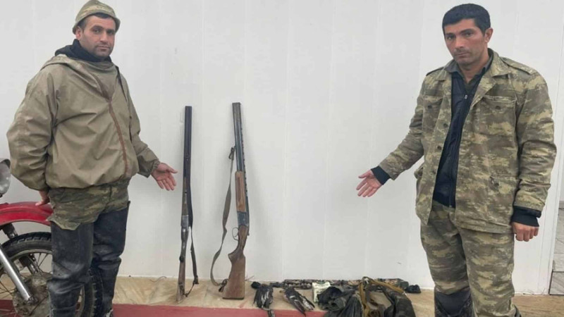 Şabranda qanunsuz ov edən Sumqayıt sakini saxlanılıb