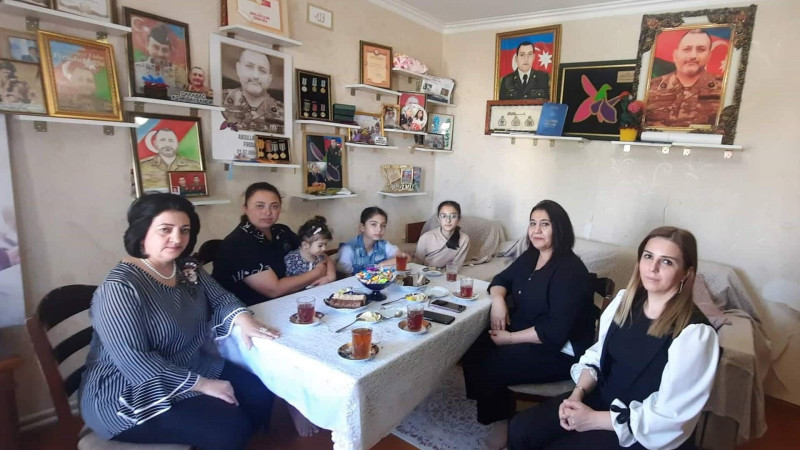 Şəhid Eldar Abdullayevin ailəsi ziyarət olunub