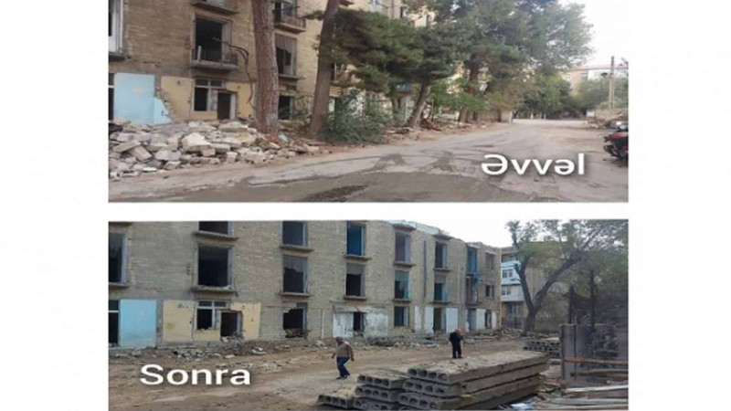 Ağacları kəsən tikinti şirkəti təbiətə 26 min manat ziyan vurub