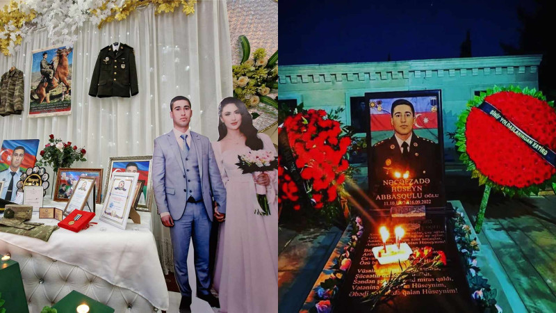 Toy üçün danışdıqları məkanda şəhidin yasını keçirdilər