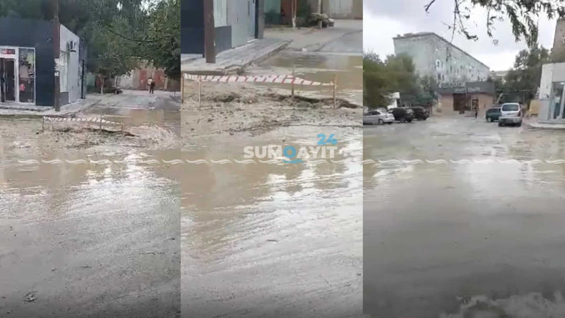 Dəfələrlə təmir olunan boru yenidən zədələnib