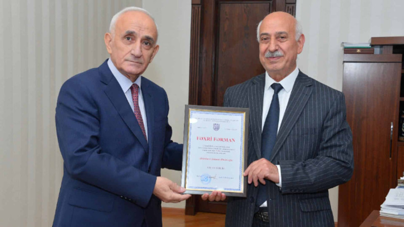 SDU-nun əməkdaşı Şahmar Abdullayevin 75 illik yubileyi qeyd edilib