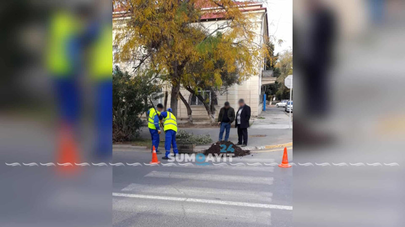 Yağış suları üçün nəzərdə tutulmuş quyular təmizlənir