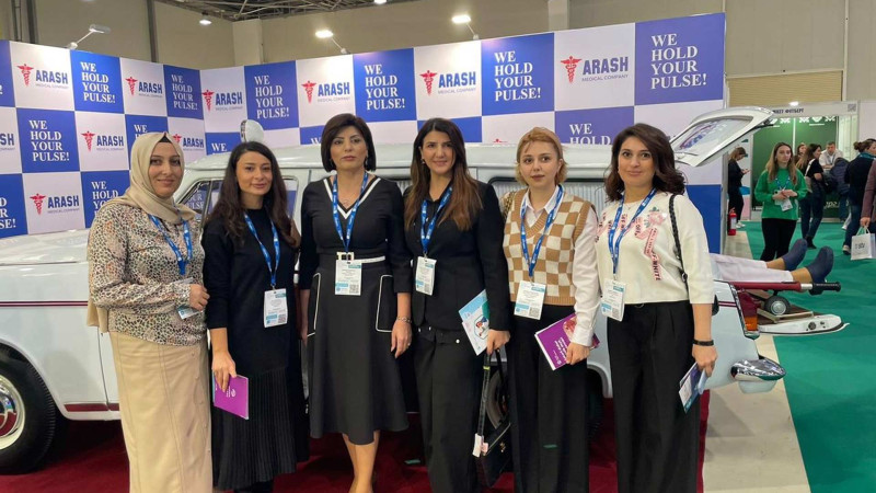 Sumqayıt Tİbb Mərkəzinin kollektivi Medinex 2022 sərgisində iştirak edib