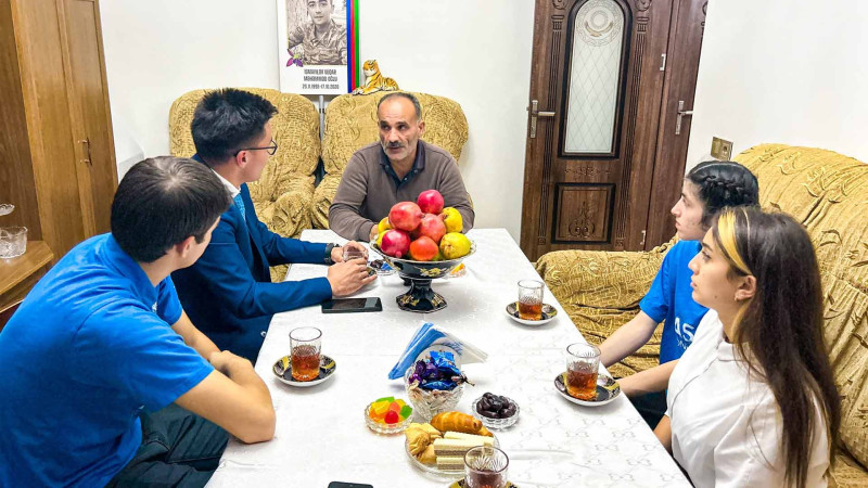 ASAN könüllüləri şəhid Vüqar İsmayılovun ailəsini ziyarət ediblər