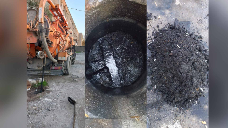 Kanalizasiya xətlərində təmizlik işləri görülüb
