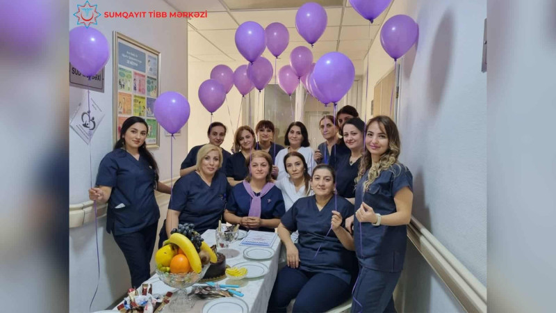 Sumqayıt perinatal mərkəzinin əməkdaşları təltif olunublar