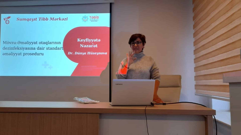 Xəstəxanada maarifləndirici seminar keçirilib
