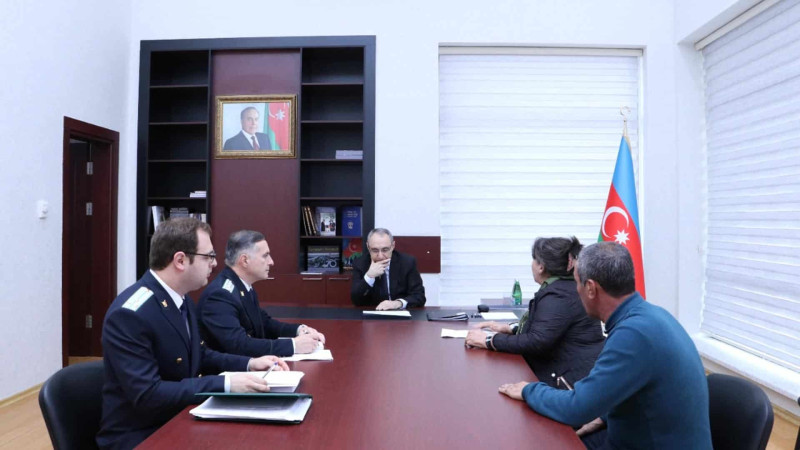 Baş prokuror Sumqayıt və Qubadlı sakinlərini qəbul edib