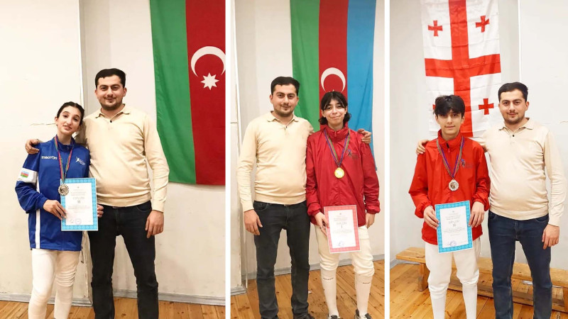“Sumqayıt qılıncoynatma” komandası beynəlxalq yarışı üç medalla bitirib