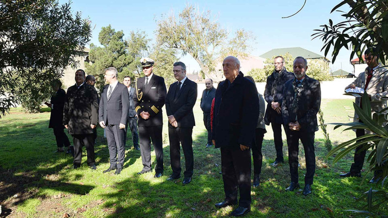 Sumqayıtda alman əsirlərinin məzarlığı ziyarət edilib