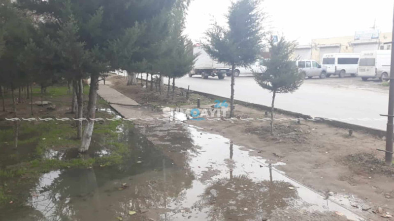 15-ci məhəlləni kanalizasiya suyu basıb