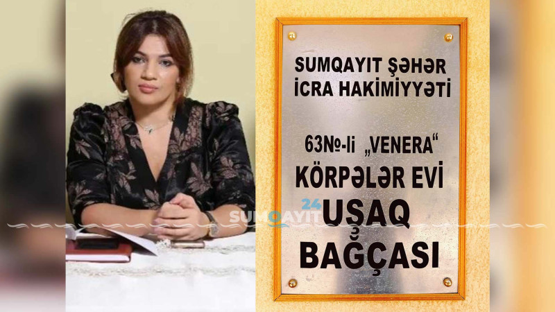 Sumqayıt bağçasında rəzalət - uşaqların ərzaqları satılır
