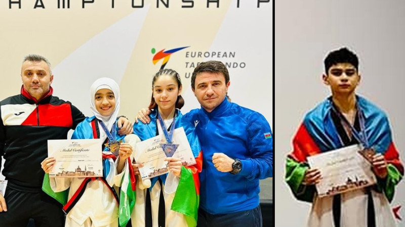Avropa birinciliyi: taekvondoçularımız tarixi uğur qazanıblar