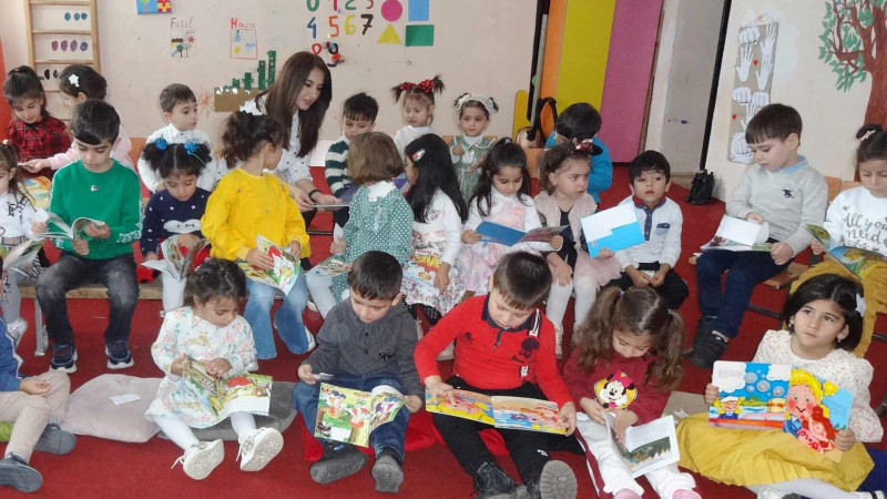 Uşaqlar üçün nağıl saatı təşkil edilib