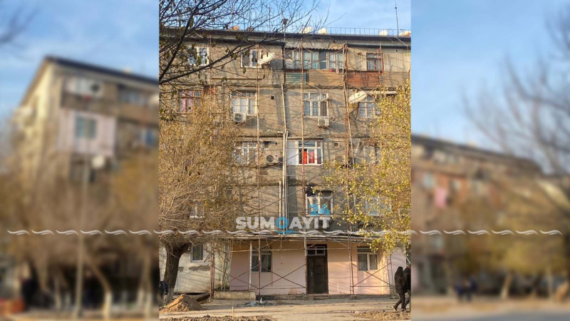 15 saylı yataqxanada təmir işləri aparılır