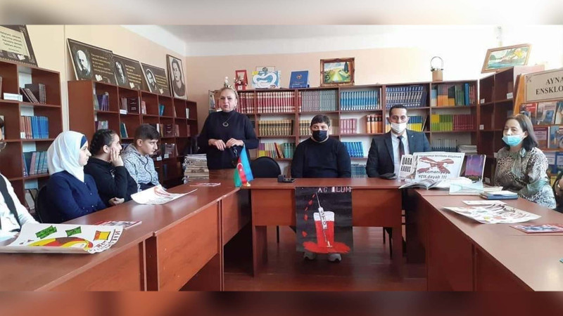 Məktəblilər narkomaniyaya qarşı mübarizə sahəsində maarifləndiriliblər