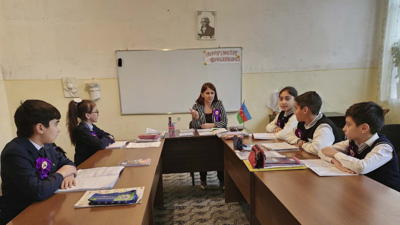 1 nömrəli Uşaq İncəsənət Məktəbində açıq dərs keçirilib