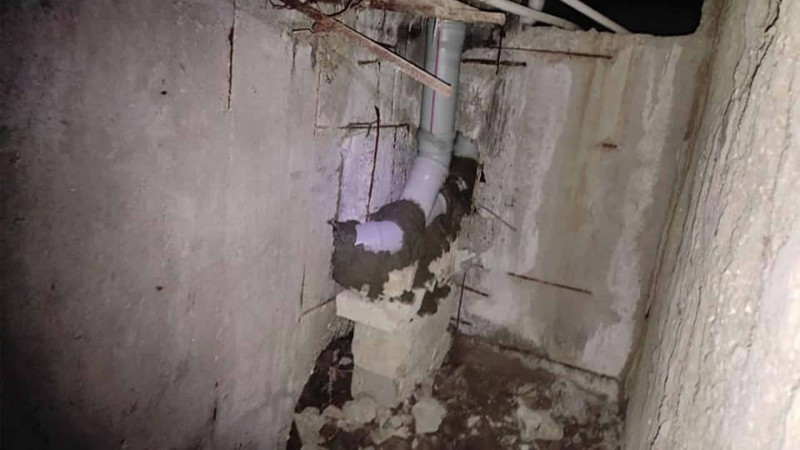 Yaşayış binasının zirzəmi xətləri yenilənib