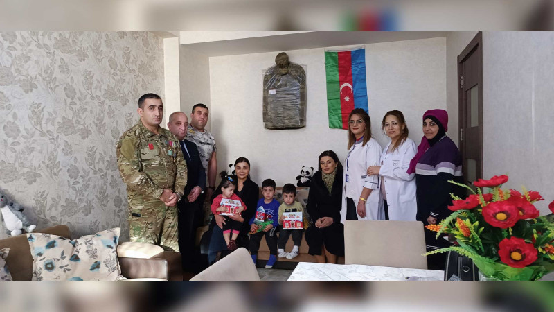 Tibb işçiləri şəhid və qazi ailələri ilə görüşüblər