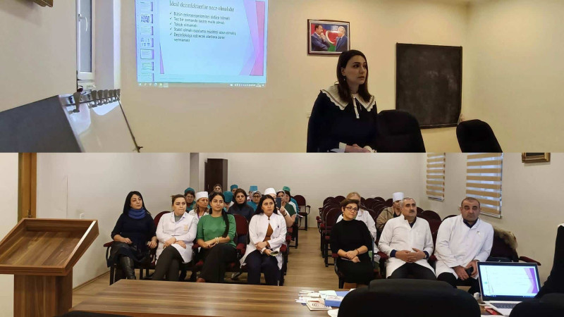 “Tibbi alətlərin dezinfeksiyası və sterilizasiyası mövzusunda seminar baş tutub