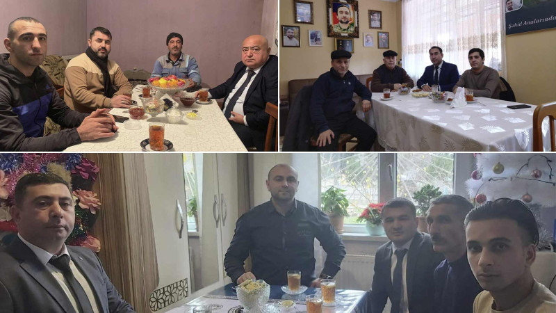 Sumqayıtda şəhid və qazi ailələrinə baş çəkilib