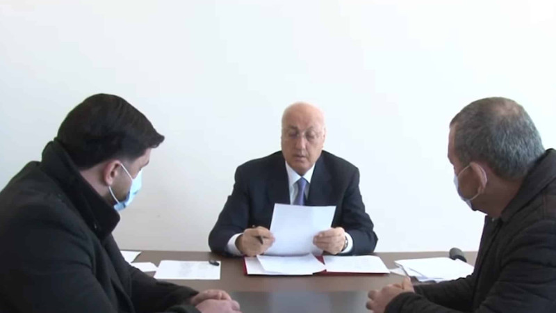 Zakir Fərəcov səyyar qəbul keçirib