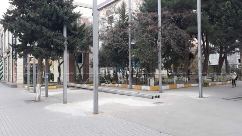 Sumqayıtda qanunsuz tikililər sökülüb
