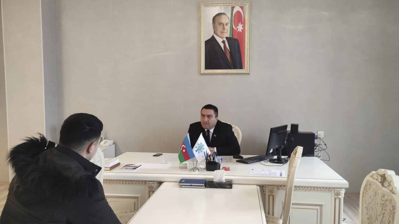 Sumqayıtda deputat vətəndaş qəbulu keçirib