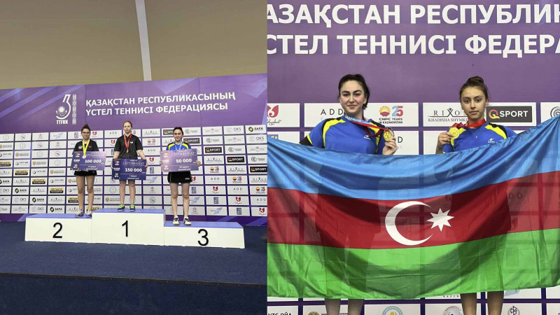 Sumqayıt stolüstü tennis məktəbinin yetirməsi Vətənə 2 medalla dönüb