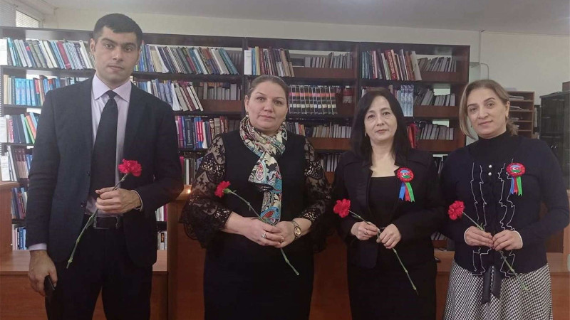 Kitabxanada “Bəşər tarixində qara səhifə” adlı tədbir baş tutub