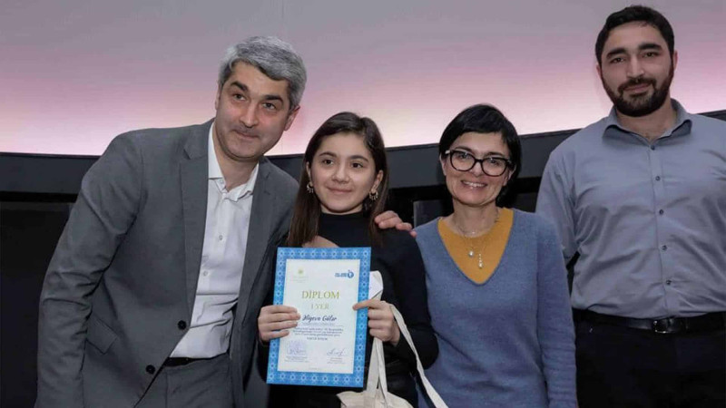 “Təfəkkür” Liseyinin şagirdi Respublika müsabiqəsinin qalibi oldu