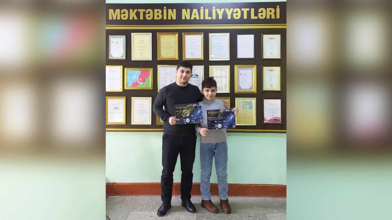 Sumqayıtlı şagird I dərəcəli Laureat olub