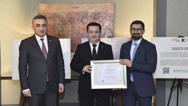 Sumqayıt Regional Vəkil Bürosuna “İanə sertifikat”ı təqdim olunub