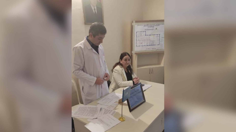Sumqayıtda tibb işçiləri mülki müdafiə təliminə qatılıblar