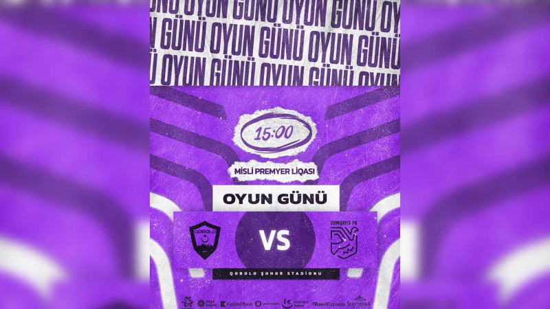Qəbələ - Sumqayıt qarşılaşmasının hakimlər briqadası müəyyənləşib