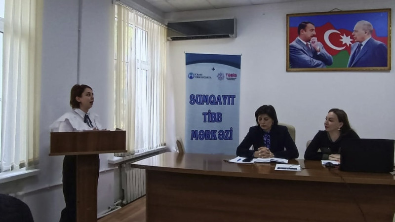 Sumqayıt Tibb Mərkəzində soyqırımla bağlı tədbir baş tutub