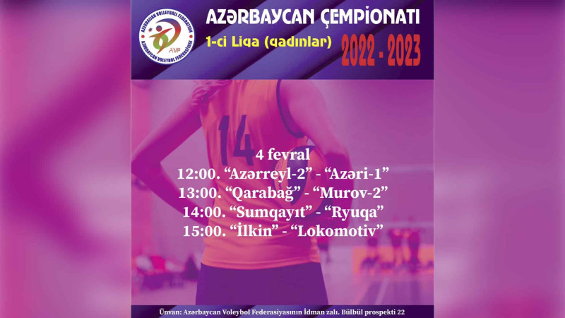 Qadın voleybolçularımız Azərbaycan çempionatında mübarizə aparacaqlar
