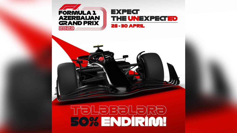 Sumqayıtda “Formula-1”ə endirimli biletlər satılır