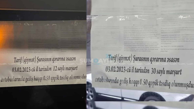 Avtobuslarda tarifin 20 qəpik qalxması qanunsuzdur - İcra Hakimiyyətindən AÇIQLAMA